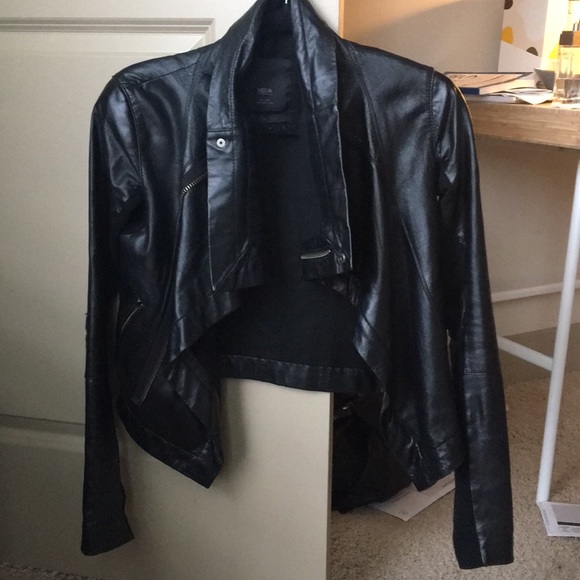 Veda Jackets & Blazers - Veda Max Drape Leather Jacket P / XS